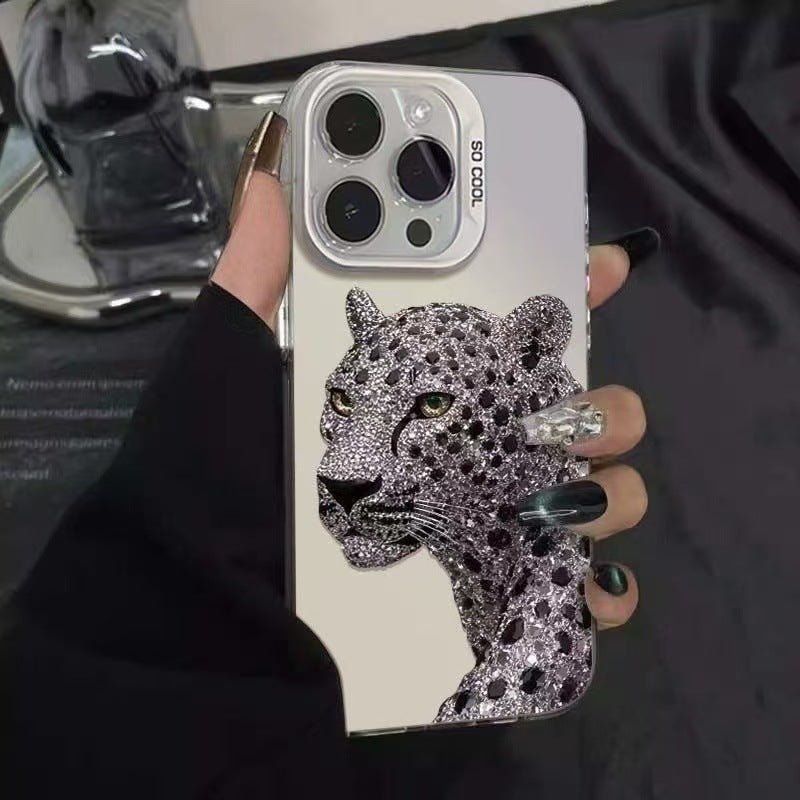 Coque rigide à motif léopard pour iPhone Séries - Shopbyshopima